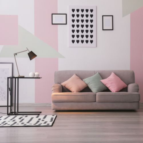 Couleurs pastels (Rose poudré, vert menthe, bleu ciel, lavande, pêche / Styles : Vintage, romantique, scandinave, cottage ...)